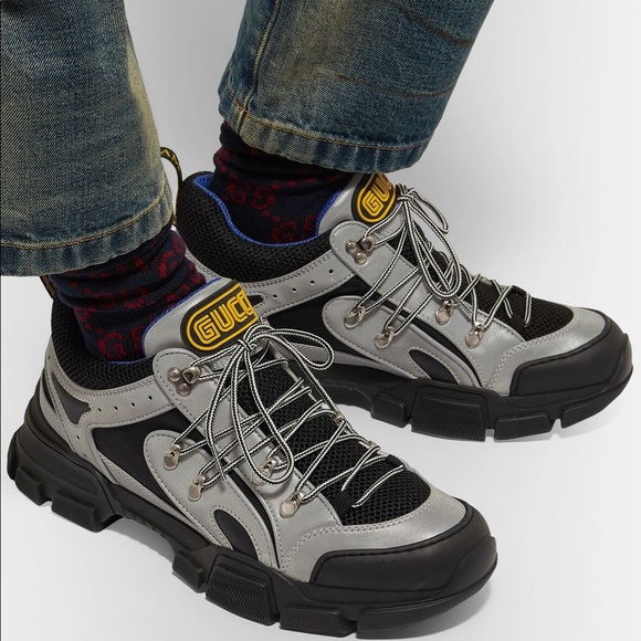 Gucci Flashtrek Reflective Mesh Sneakers 40(9usa) - Picture 2 of 8